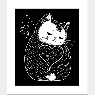 Cute Cat Posters and Art